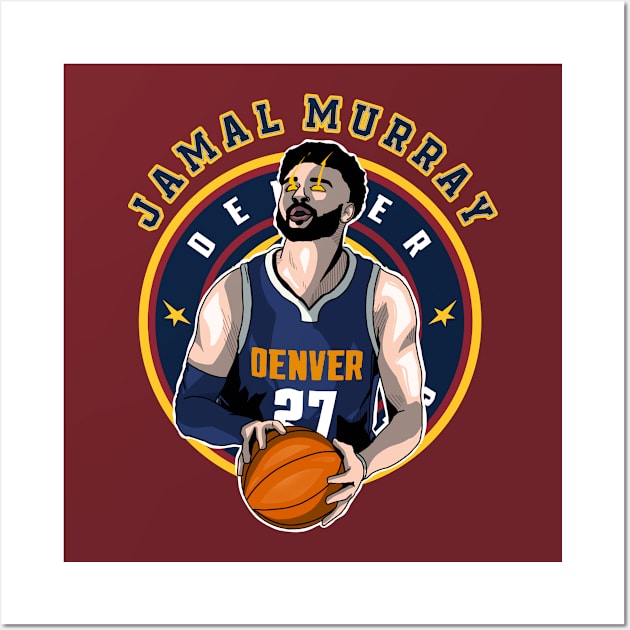 Jamal Murray Wall Art by BINSU